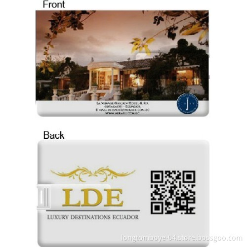 Customized Credit Card USB Flash Disk